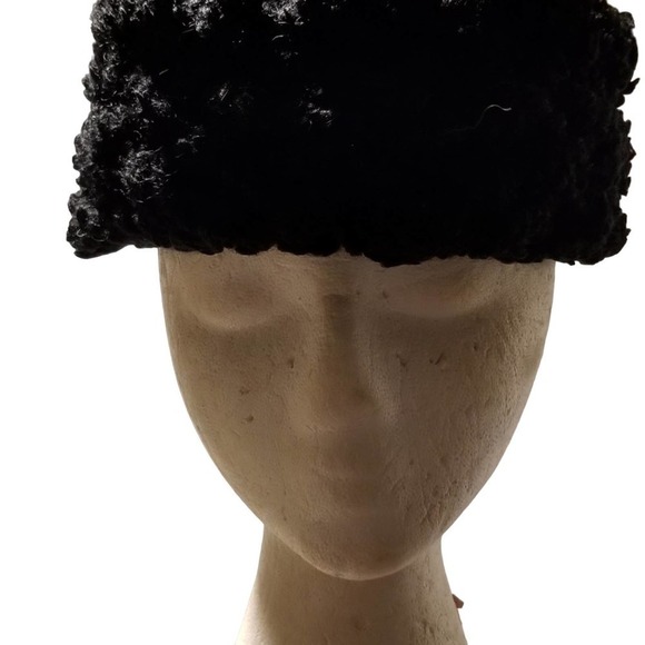 Beautiful Black Ladies Persian Lamb Custom Made Hat. - Picture 2 of 6